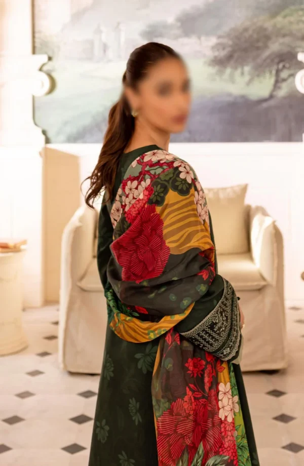 FARASHA SERAYA - Unstitched Lawn SS Collection 2024 6- JADE - Image 3