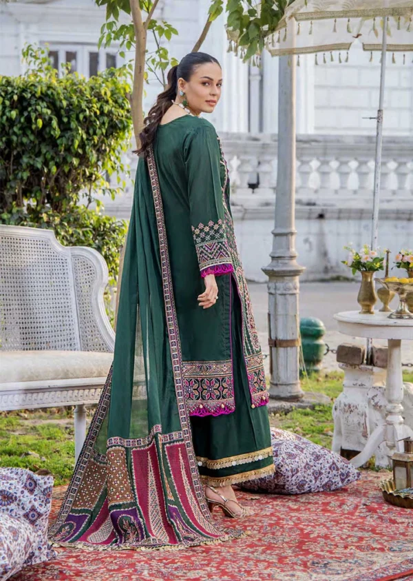 EAA-516 - Unstitched - Eshaisha Festive Lawn Embroidered Collection 2023 - Image 2