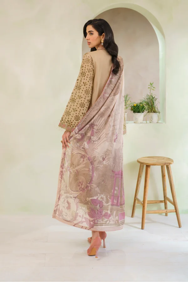 UE-302 Embroidered Lawn by Iznik - Image 5