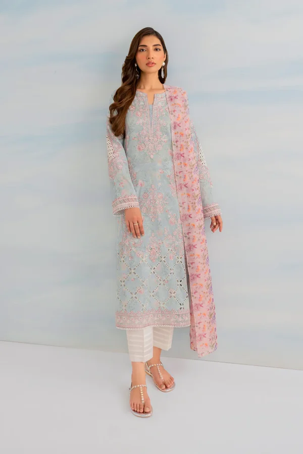 IGL-01 Embroidered Lawn by Iznik - Image 6