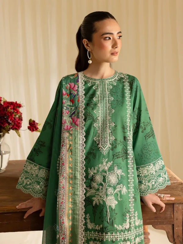 Verdant - LP - 10 | 3 PC Lawn by Mahnur - Image 6
