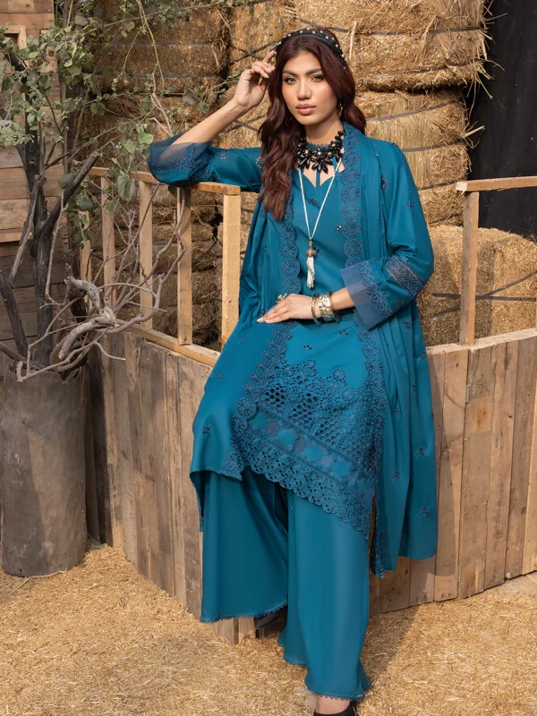 D-05 | 3 PC LAWN by Mahnur - Image 3
