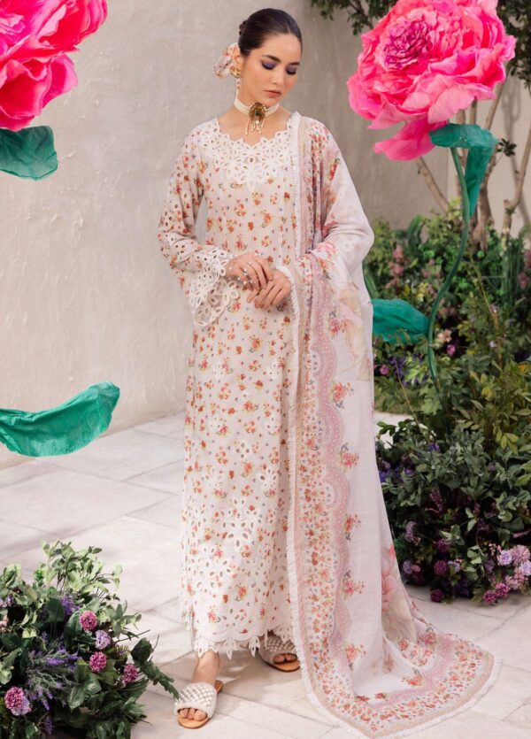 Iznik Dahlia Embroidered Luxury Lawn Unstitched 3Pc Suit DL-05 SPLENDOUR