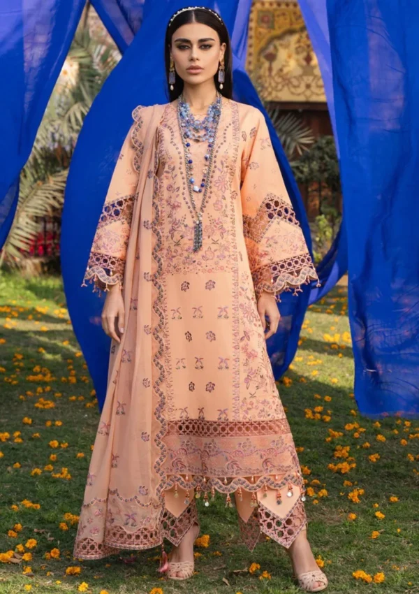 Alizeh Rawayat Luxury Lawn'24 D-09 Nazmin