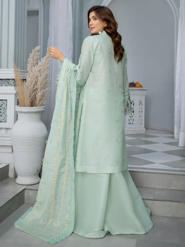 Tanaz | 3 PC Lawn Unstitch D-06 by Mahnur - Image 2