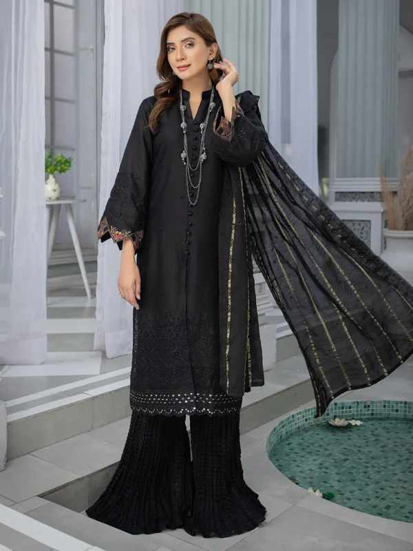 Zoella | 3 PC Lawn Unstitch D-08 by Mahnur