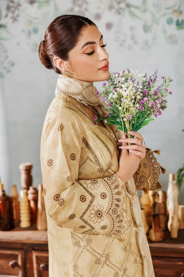 Lawn Collection - Alizeh - Maahi Vol 2 - Embroidered Printed - AF#7020 - Taab - Image 3