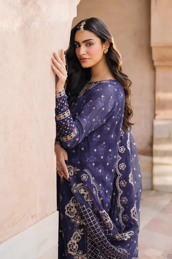 UE-325 Embroidered Chiffon by Iznik - Image 4