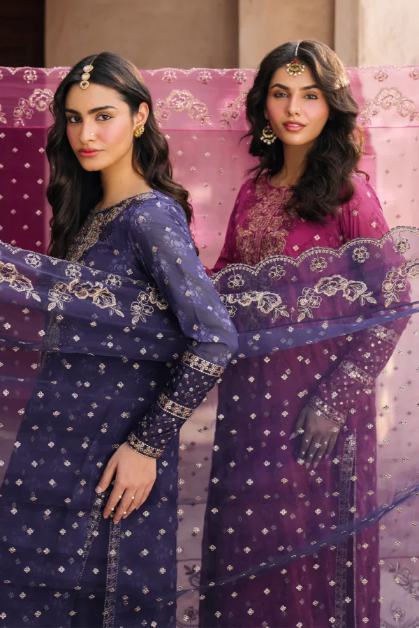 UE-325 Embroidered Chiffon by Iznik - Image 7