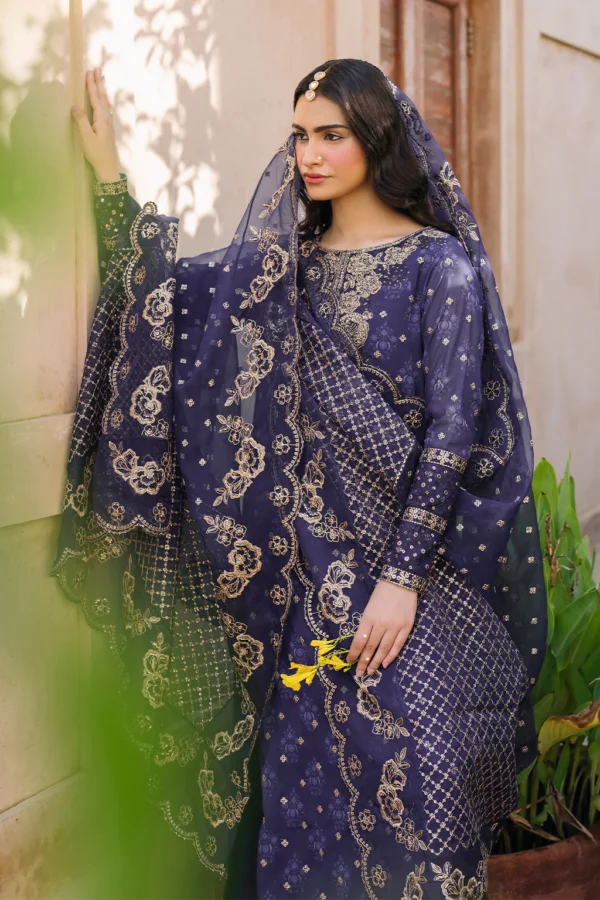UE-325 Embroidered Chiffon by Iznik - Image 3