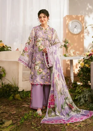 EPS-5B LILABELLE - DIGITAL PRINTED LAWN Unstitched 3-Piece Suit by Elaf