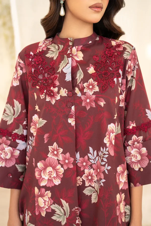 UE-439 Printed Lawn Unstitched 3-Piece Suit by Iznik Fashions - Image 3