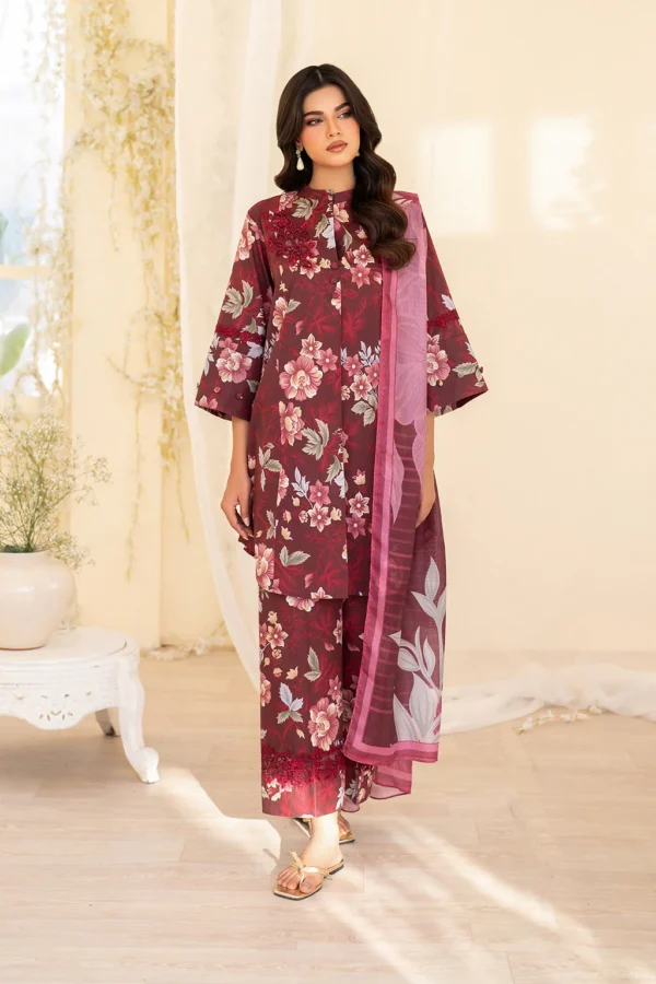UE-439 Printed Lawn Unstitched 3-Piece Suit by Iznik Fashions - Image 5