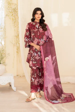 UE-439 Printed Lawn Unstitched 3-Piece Suit - Exclusive Lawn '25 by Iznik Fashions