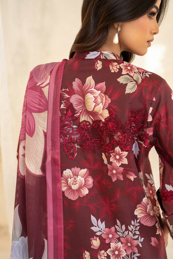UE-439 Printed Lawn Unstitched 3-Piece Suit by Iznik Fashions - Image 6