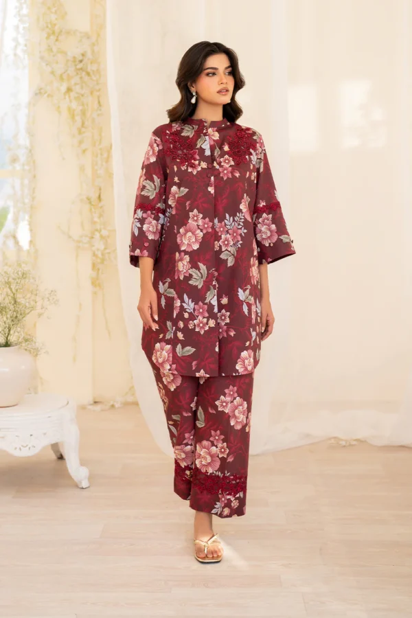 UE-439 Printed Lawn Unstitched 3-Piece Suit by Iznik Fashions - Image 7