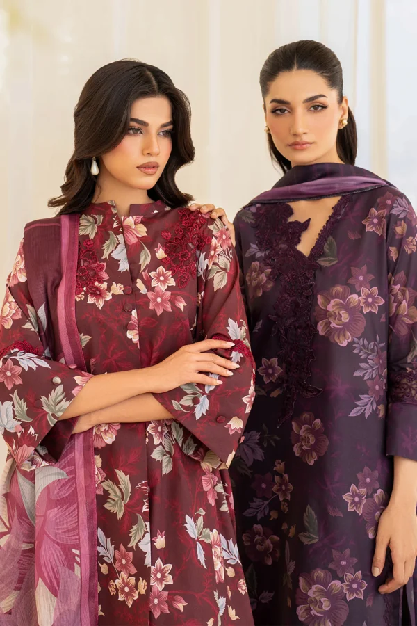 UE-439 Printed Lawn Unstitched 3-Piece Suit by Iznik Fashions - Image 11