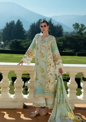 EPE-06A MYSTIC - Digital Printed Lawn Unstitched 3-Piece Suit by Elaf