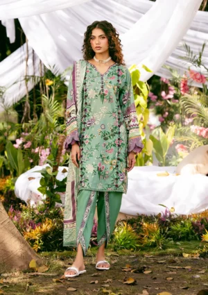 EPS-8A MINTED DREAM - DIGITAL PRINTED LAWN Unstitched 3-Piece Suit by Elaf