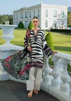 EPE-02A CHARLOTTE - Digital Printed Lawn Unstitched 3-Piece Suit by Elaf