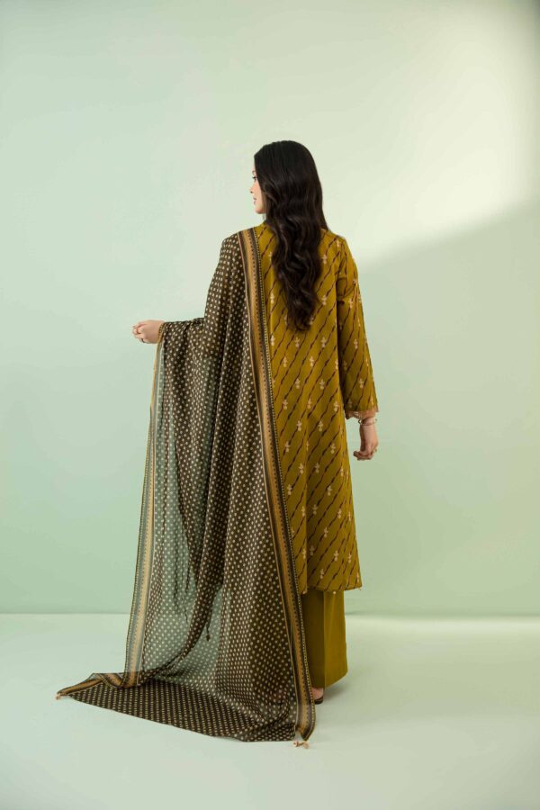 3 Piece - Printed Unstitched Lawn Suit - 42302127-R by Nishat - Image 2