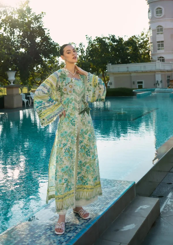 EPE-01B EMERALD ISLE - Digital Printed Lawn Unstitched 3-Piece Suit by Elaf - Image 13