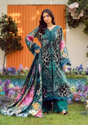EPS-4A SABLE LUXE - DIGITAL PRINTED LAWN Unstitched 3-Piece Suit by Elaf