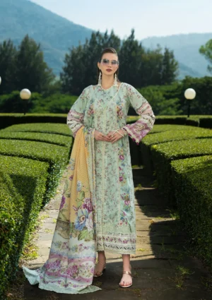 EPE-07A GARDEN GOODNESS - Digital Printed Lawn Unstitched 3-Piece Suit by Elaf