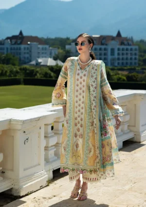 EPE-03A ELARA’S EMBRACE - Digital Printed Lawn Unstitched 3-Piece Suit by Elaf