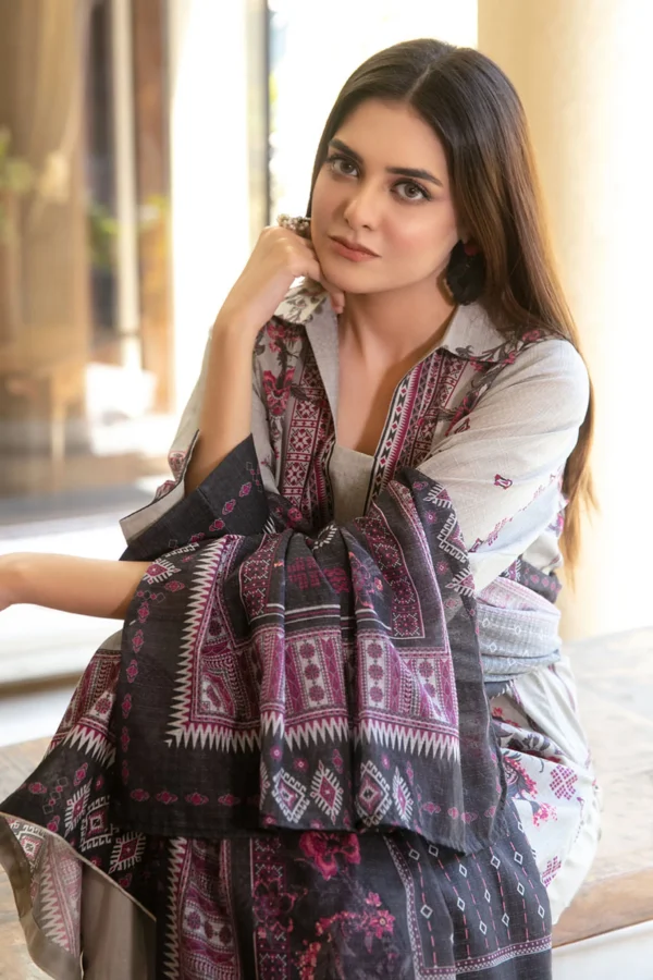 Masooma By Tawakkal Unstitched 3 Piece Digital Printed Lawn Collection D-1502 - Image 3