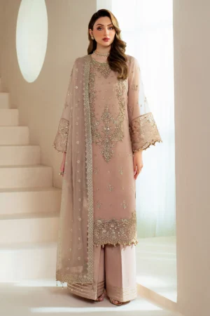 AF-BHM-4043-Jade - Unstitched 3-Piece Suit Chiffon Collection by Alizeh