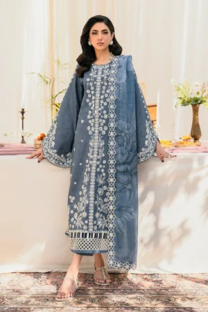 Jacquard Lawn 3-Piece Suit UNST-LMLW -06 SAFAH - Lamhay by Zarif