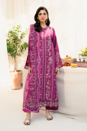 Dobby Lawn 3-Piece Suit UNST-LMLW -01 ALOHA - Lamhay by Zarif