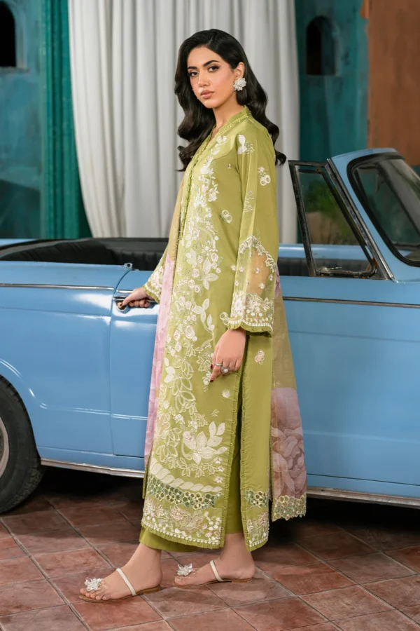 Sequins Embroidered Lawn UNST-LMLW -03 HIRRAM by Zarif - Image 4