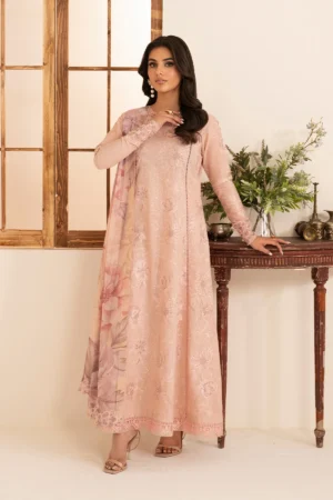 Lawn Frock 3-Piece Suit UNST-LMLW -10 AREEBAH - Lamhay by Zarif