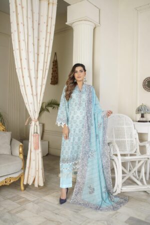 Manizay Dream Premium Digital Print Lawn With Premium Lino Karta Dupatta M-08