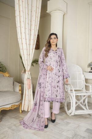 Manizay Dream Premium Digital Print Lawn With Premium Lino Karta Dupatta M-09