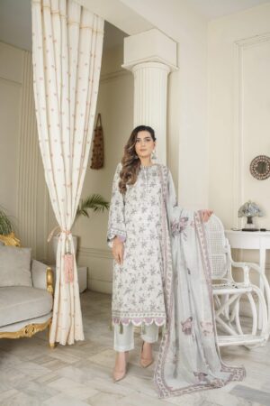 Manizay Dream Premium Digital Print Lawn With Premium Lino Karta Dupatta M-02