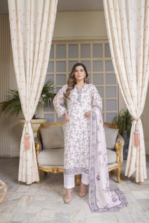 Manizay Dream Premium Digital Print Lawn With Premium Lino Karta Dupatta M-03