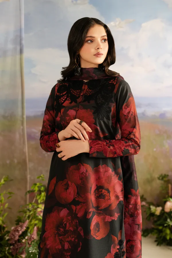 UE-455 Printed Lawn Unstitched 3-Piece Suit - Exclusive Lawn '25 by Iznik Fashions - Image 4