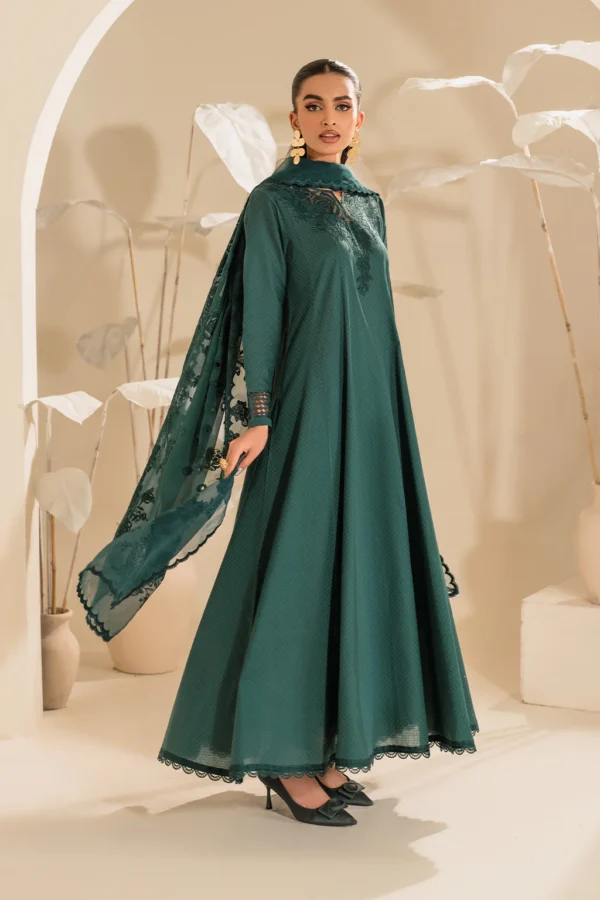 UE-422 Textured Lawn Ustitched 3-Piece Suit - Sole Mode '25 by Iznik Fashions - Image 10