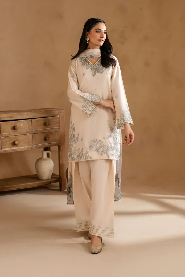 UE-485 Embroidered Lawn Unstitched 3-Piece Suit - Sole Mode '25 by Iznik Fashions - Image 6