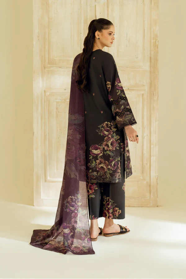 UE-449 Printed Lawn Unstitched 3-Piece Suit - Exclusive Lawn '25 by Iznik Fashions - Image 2