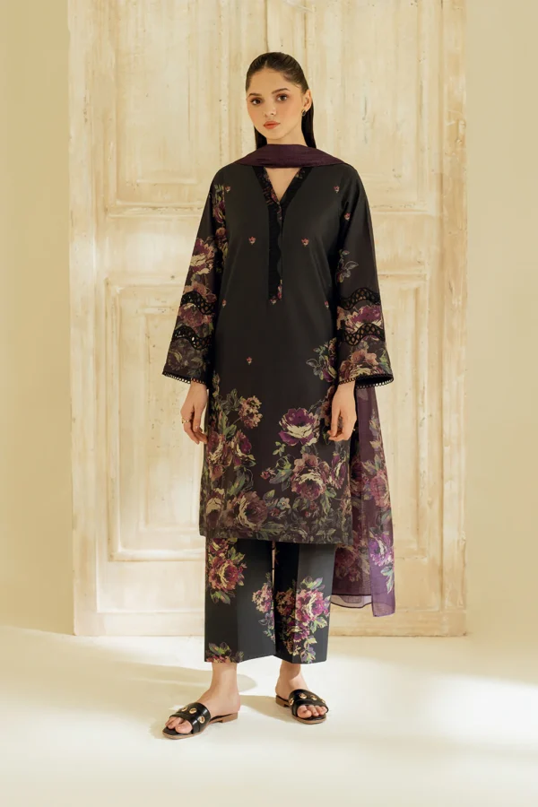UE-449 Printed Lawn Unstitched 3-Piece Suit - Exclusive Lawn '25 by Iznik Fashions - Image 4