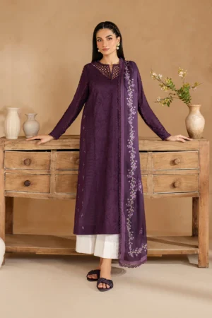 UE-481 Embroidered Lawn Unstitched 3-Piece Suit - Sole Mode '25 by Iznik Fashions