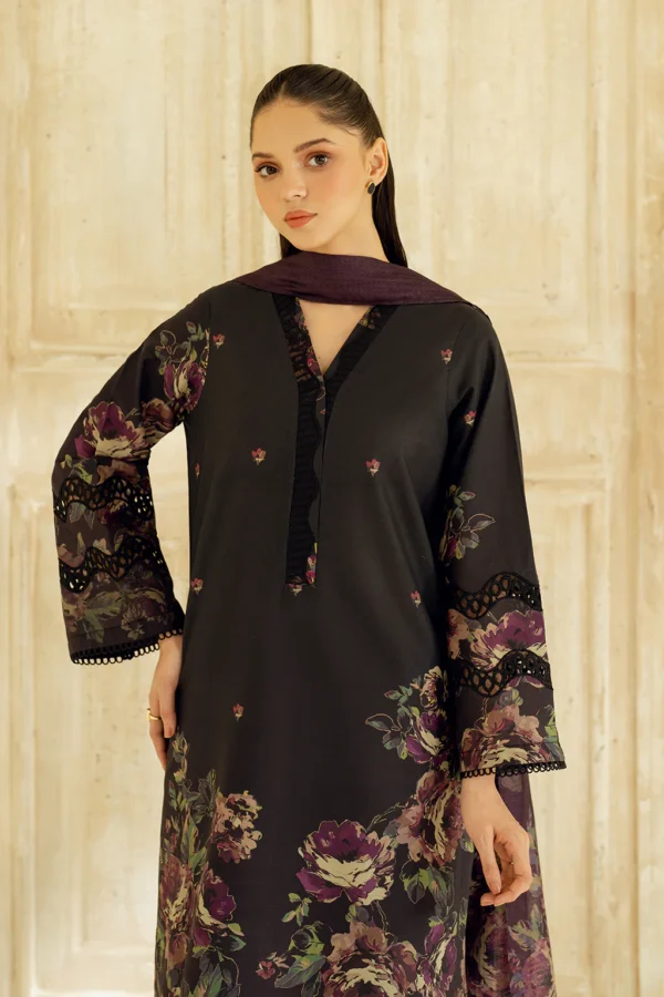 UE-449 Printed Lawn Unstitched 3-Piece Suit - Exclusive Lawn '25 by Iznik Fashions - Image 7