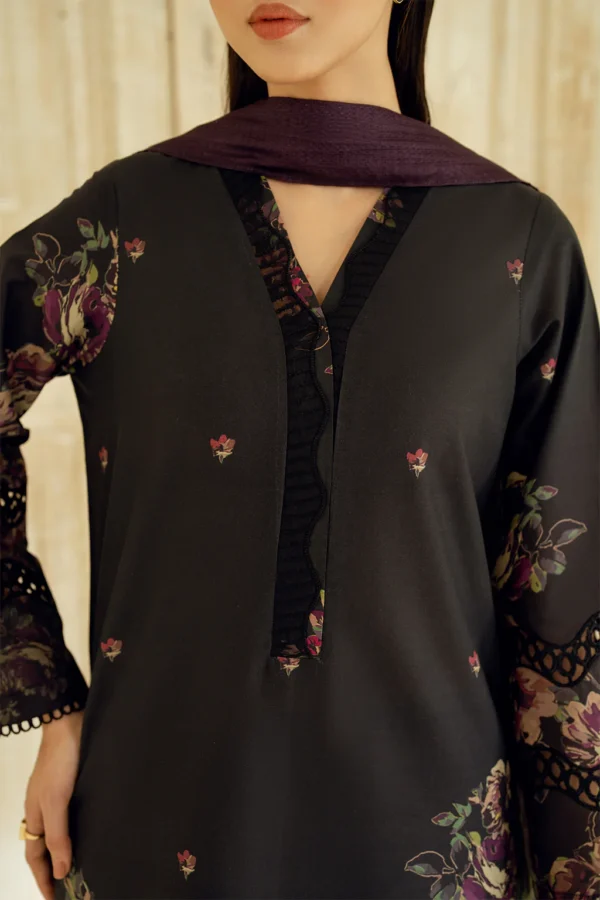 UE-449 Printed Lawn Unstitched 3-Piece Suit - Exclusive Lawn '25 by Iznik Fashions - Image 8