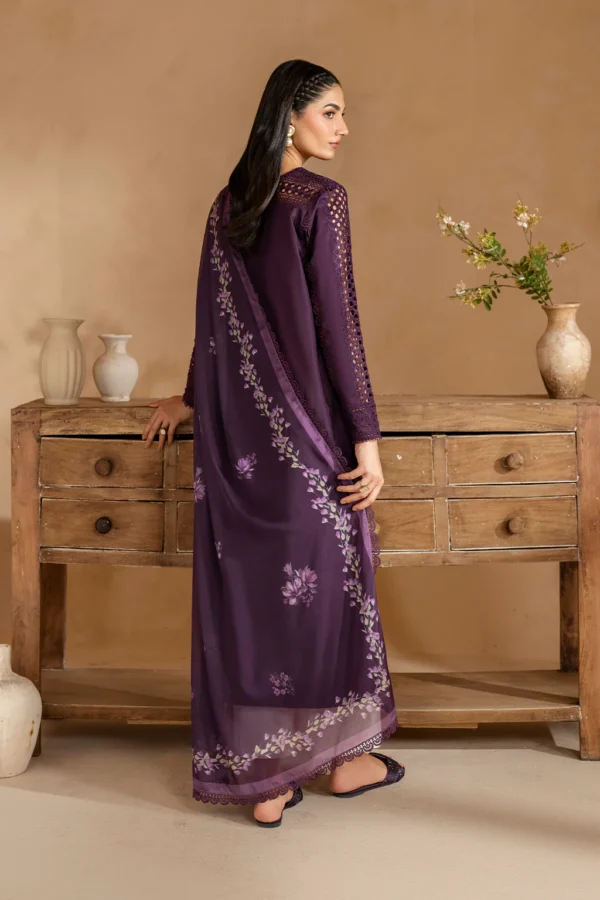 UE-481 Embroidered Lawn Unstitched 3-Piece Suit - Sole Mode '25 by Iznik Fashions - Image 2