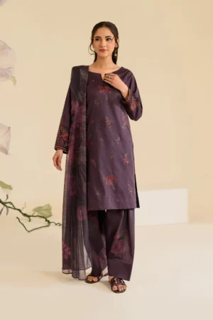 UE-426 Embroidered Textured Lawn Unstitched 3-Piece Suit - Sole Mode '25 by Iznik Fashions