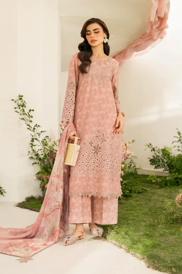 IFE-12 Embroidered Lawn Unstitched 3-Piece Suit - Festve Edition '25 by Iznik Fashions - Image 5